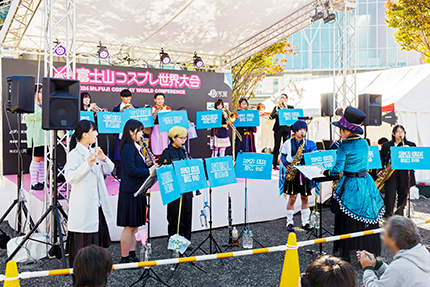 清水国際高校吹奏楽演奏